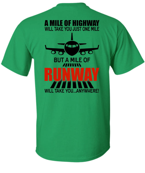 A Mile Of Highway T Shirt, I Love Pilot T Shirt