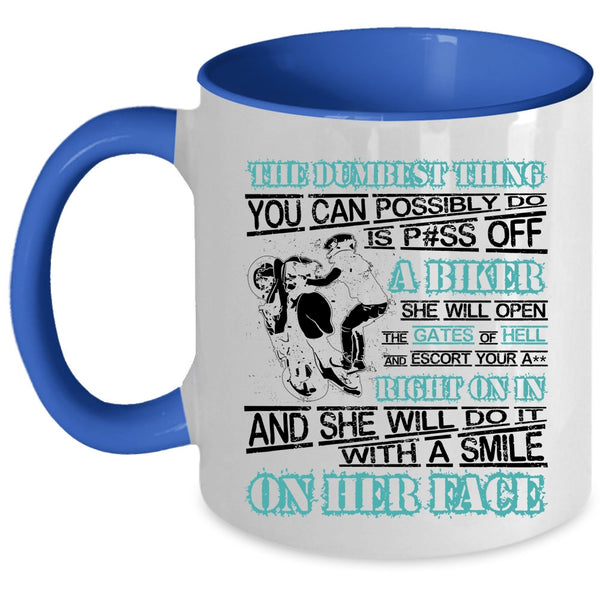 Marry A Lineman Coffee Mug, The Secret Of Happiness Accent Mug