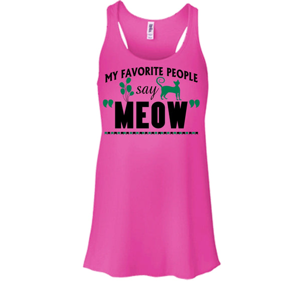 My Favorite Say Meow Shirt, I Love My Cat Shirt
