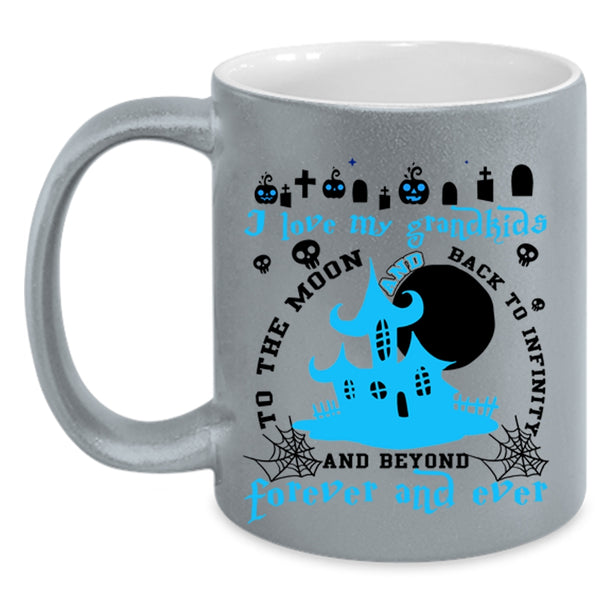 Cute Gift For Grandparent Coffee Mug, I Love My Grandkids Accent Mug
