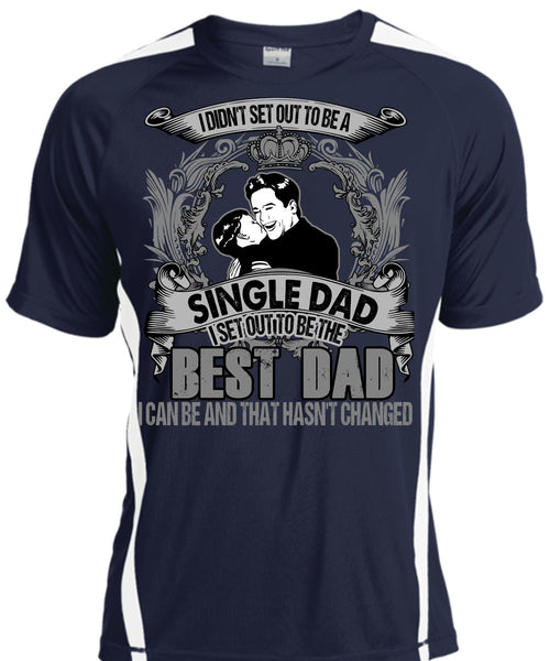 I Set Out To Be The Best Dad T Shirt, Single Dad T Shirt, Cool Shirt