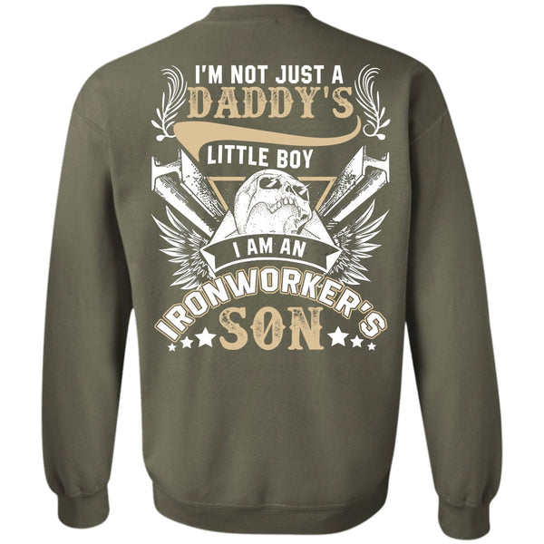 Daddy's Little Boy T Shirt, I Love Ironworker Sweatshirt