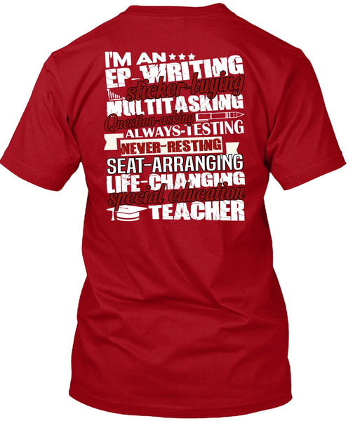 Special Education Teacher T Shirt, Being A Teacher T Shirt