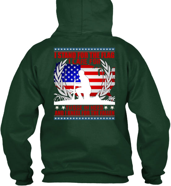 I Stand For The Flag T Shirt, I Kneel For The Fallen T Shirt