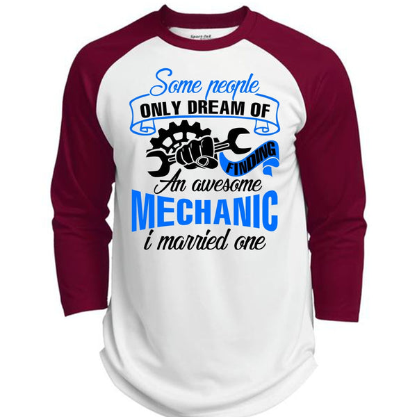 Awesome Mechanic T Shirt, I Love Mechanic T Shirt, Awesome T-Shirts  (Polyester Game Baseball Jersey)