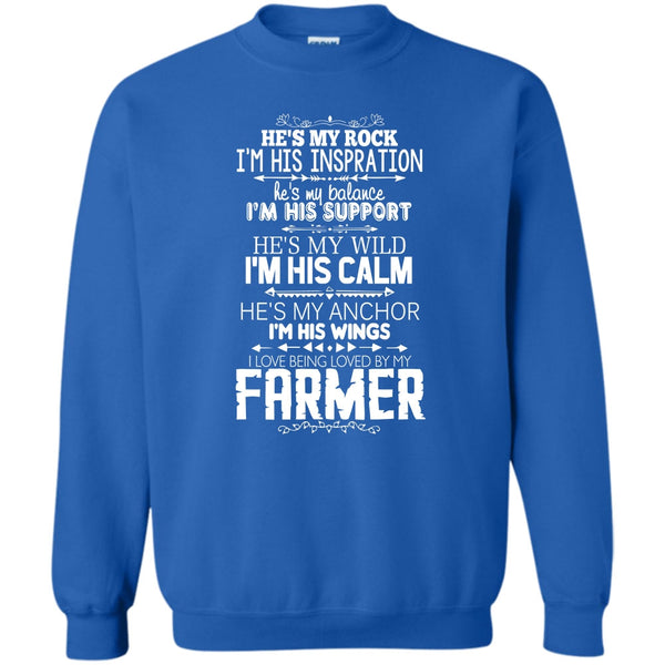 I Love Being Loved By My Farmer T Shirt, Coolest Farmer Sweatshirt