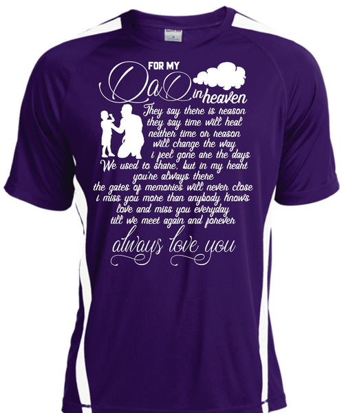 For My Dad In Heaven T Shirt, Love You T Shirt, Cool Shirt