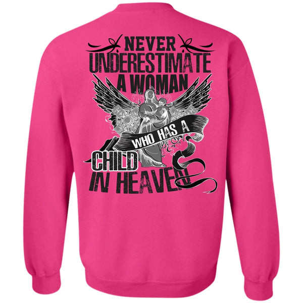 I Love Mom T Shirt, Woman Who Has A Child In Heaven Sweatshirt