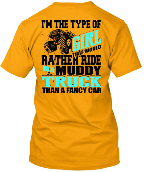 Ride In A Muddy Truck T Shirt, I Love Jeep T Shirt