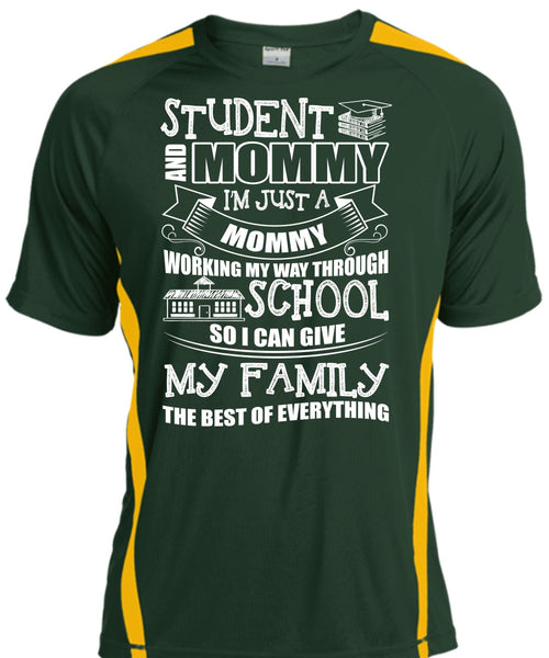Student And Mommy T Shirt, I'm Just A Mommy T Shirt, Cool Shirt