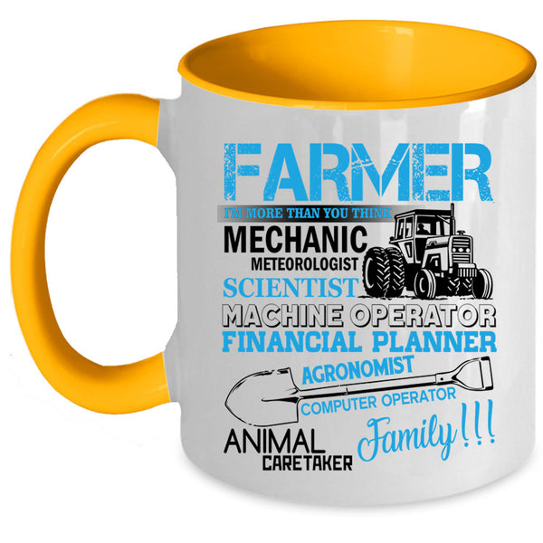 Best Gift For Famers Coffee Mug, Farmer Accent Mug