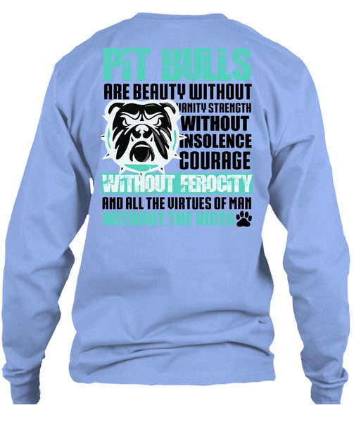 Pit Bulls Are Beauty T Shirt, I Love Pit Bull T Shirt