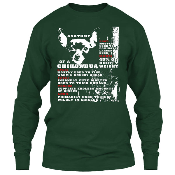 Anatomy Of A Chihuahua T Shirt, Coolest Dog Ever T Shirt
