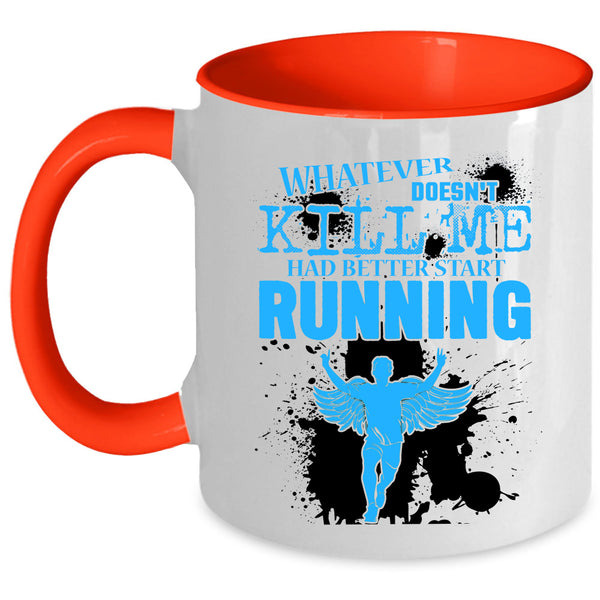 Cool Gift For Runner Coffee Mug, Running Accent Mug