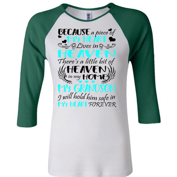 Heaven In My Home My Grandson T Shirt, I Love Grandson T Shirt, Awesome T-Shirts