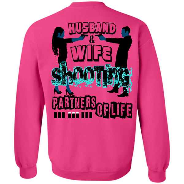 Being A Husband T Shirt, Husband And Wife Shooting Partners For Life Sweatshirt