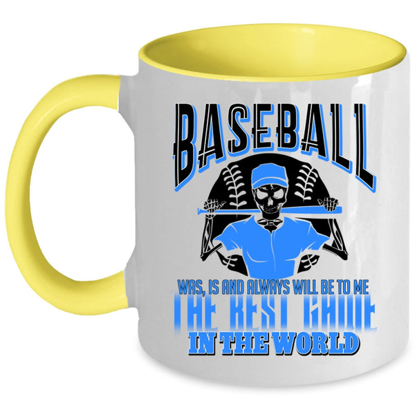 Sport Coffee Mug, Baseball Is The Best Game In The World Accent Mug