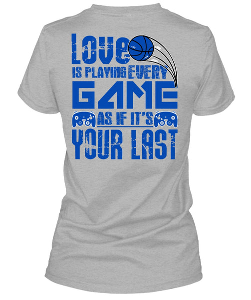 Love Is Playing Game T Shirt, I Love Gaming T Shirt