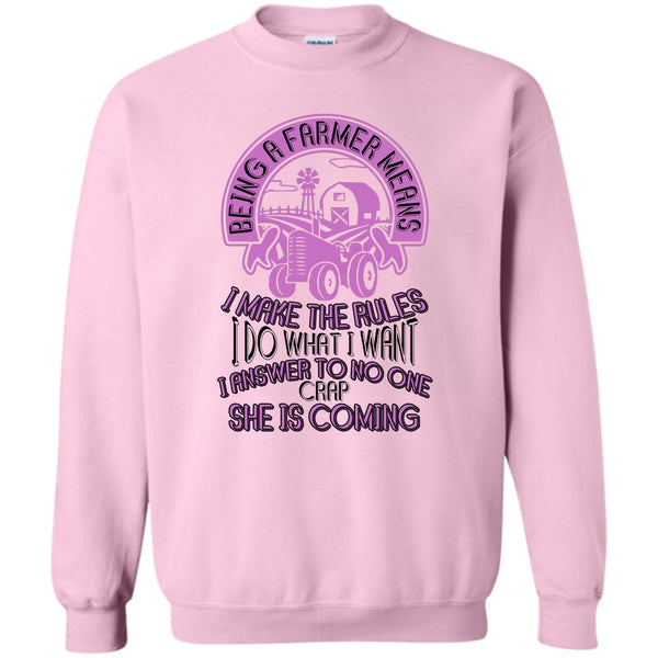 Gift For Farmer T Shirt, Being A Farmer Sweatshirt