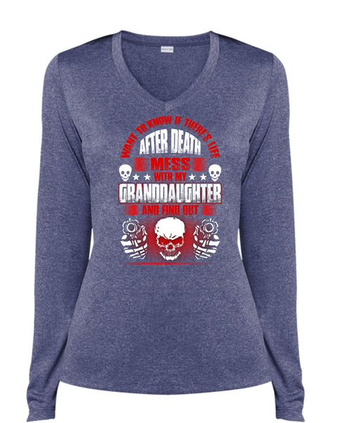 A black t-shirt with the shopify logo