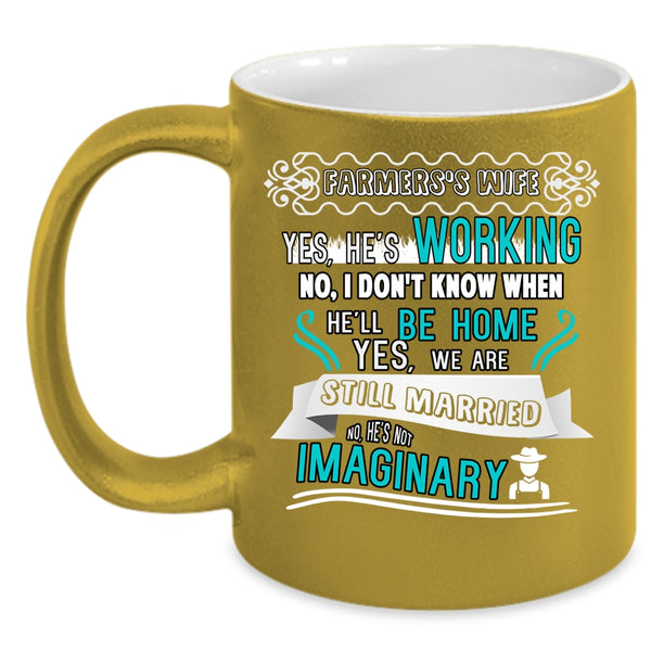 Farmer's Wife Coffee Mug, Cute Gift For Farmer's Wife Coffee Cup