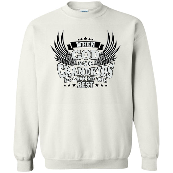 My Grandkids T Shirt, When God Made Grandkids Sweatshirt