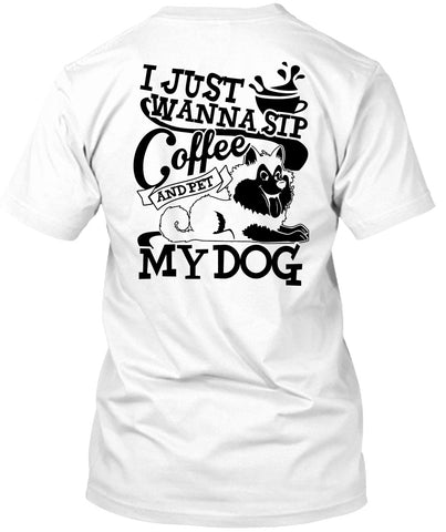 A black t-shirt with the shopify logo