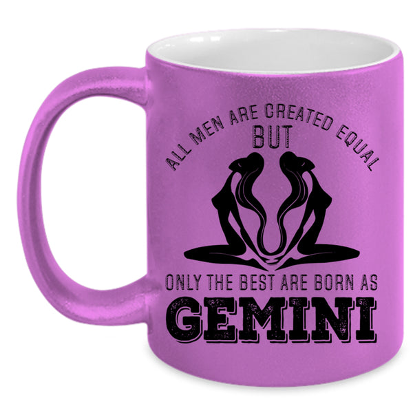 Gift For Dad Coffee Mug, The Best Men Are Born As Gemini Accent Mug