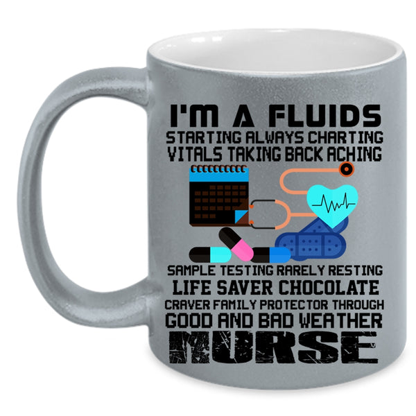 Cute Gift For Nurse Coffee Mug, I'm A Nurse Accent Mug