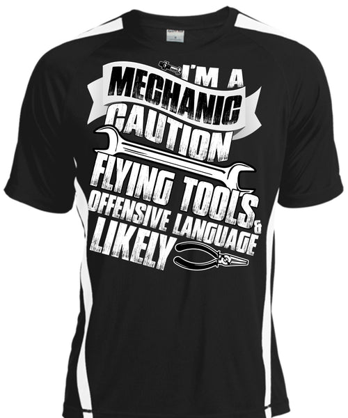 A black t-shirt with the shopify logo