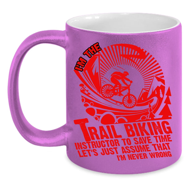 I'm The Trail Biking Instructor Coffee Mug, Awesome Instructor Coffee Cup