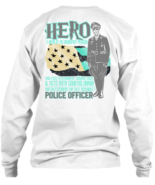 Police Officer T Shirt, I Love Police T Shirt