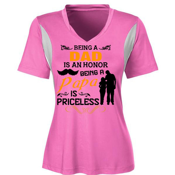 Being A Dad Is An Honor T Shirt, Being A Papa Is Priceless T Shirt, Family T Shirt