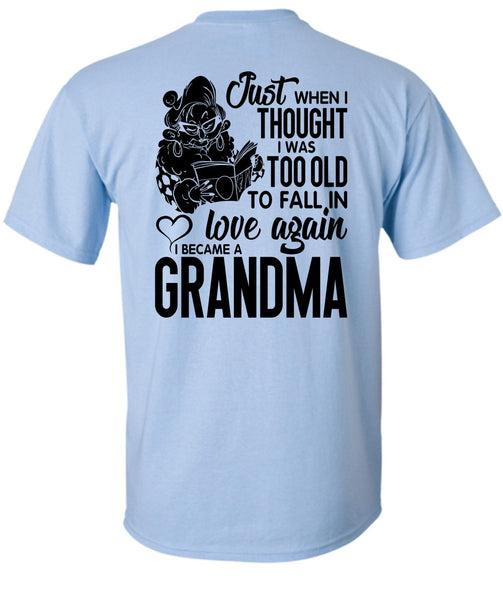 I Became A Grandma T Shirt, I Love Grandma T Shirt