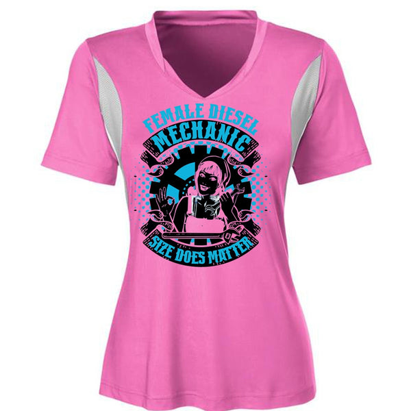Female Diesel Mechanic T Shirt, I Love Mechanic T Shirt, Awesome T-Shirts