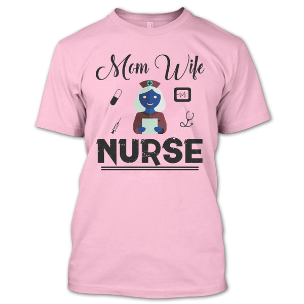 A black t-shirt with the shopify logo