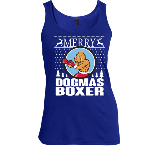 Merry Dogmas Boxer T Shirt, Coolest Merry Christmas T Shirt, Cool T Shirt