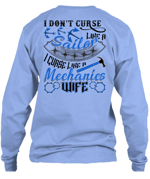 I Don't Curse Like A Sailor T Shirt, I Love Wife T Shirt