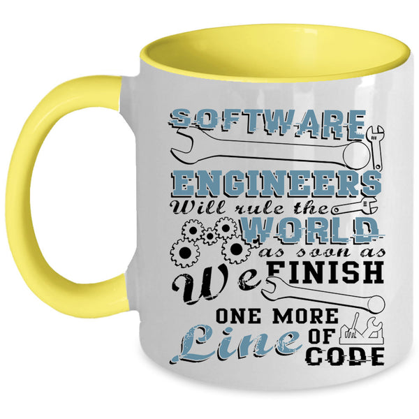 Cool Job Title Coffee Mug, Software Engineers Accent Mug