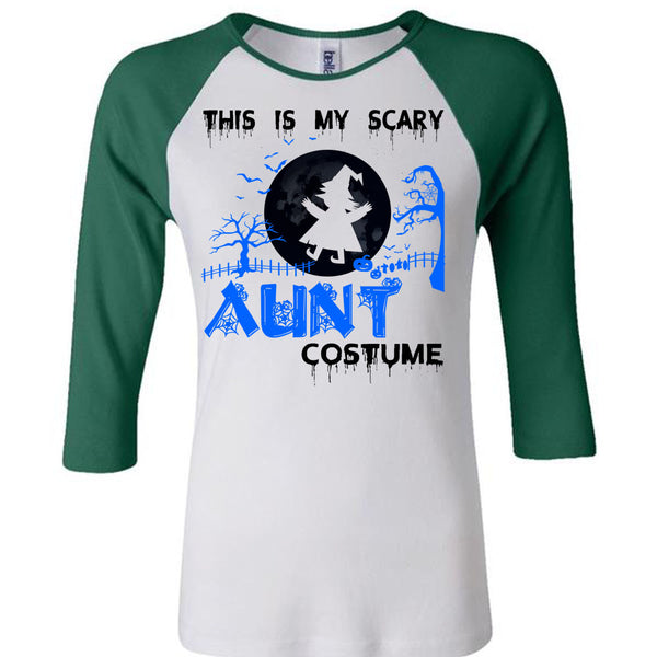 This Is My Scary Aunt Costume T Shirt, Wait For Halloween T Shirt, Awesome T-Shirts