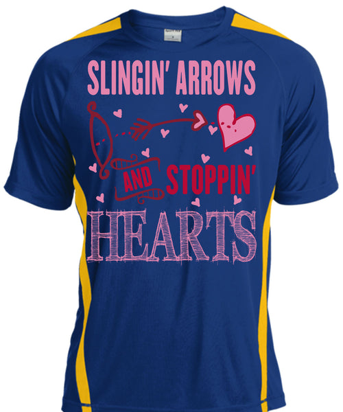 Slinging Arrows And Stopping Hearts T Shirt, I Love Husband T Shirt, Cool Shirt