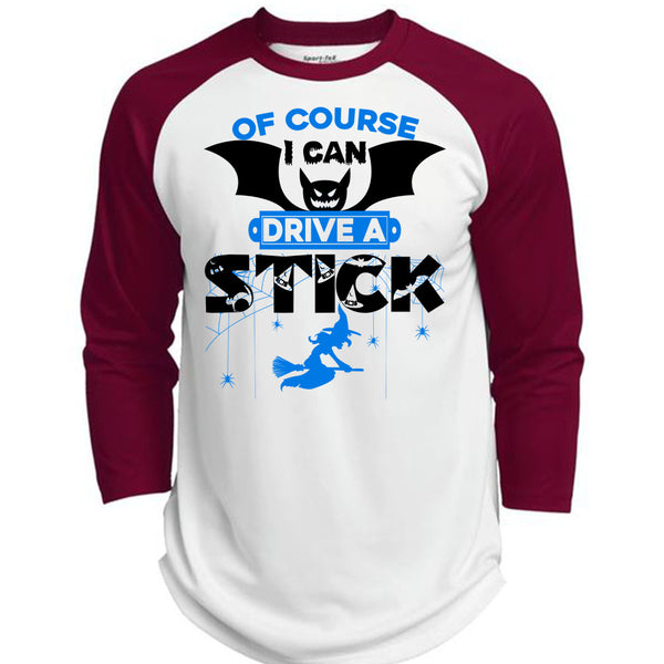 Of Course I Can Drive A Stick T Shirt, Wait For Halloween T Shirt, Awesome T-Shirts  (Polyester Game Baseball Jersey)