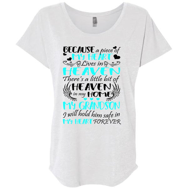 Heaven In My Home My Grandson T Shirt, I Love Grandson T Shirt, Awesome T-Shirts