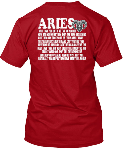 Aries Will Love You T Shirt, They Have Beautiful Souls T Shirt