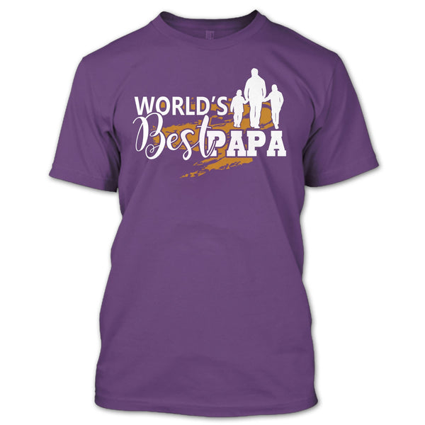 World's Best Papa T Shirt, Coolest Papa T Shirt