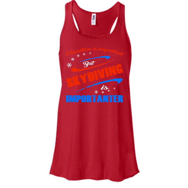 Education Is Importan Shirt, But Skydiving Is Importaner Shirt