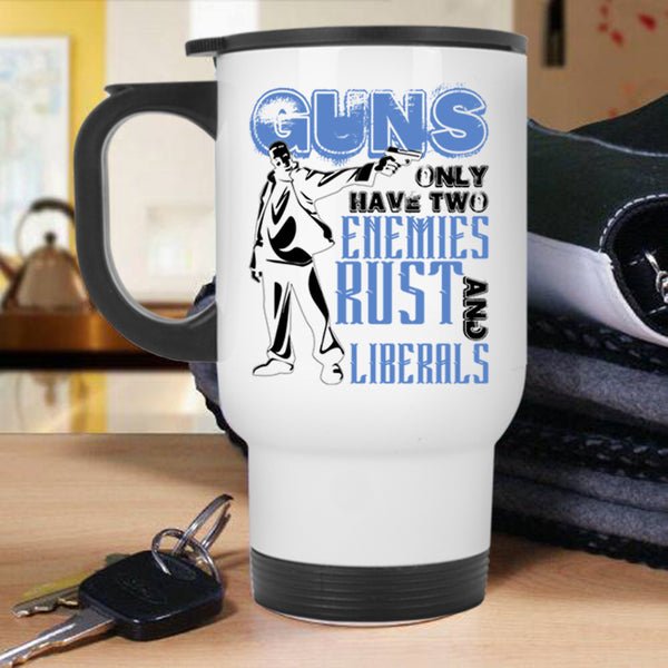 Awesome Gift For Gunaholic Travel Mug, Guns Mug