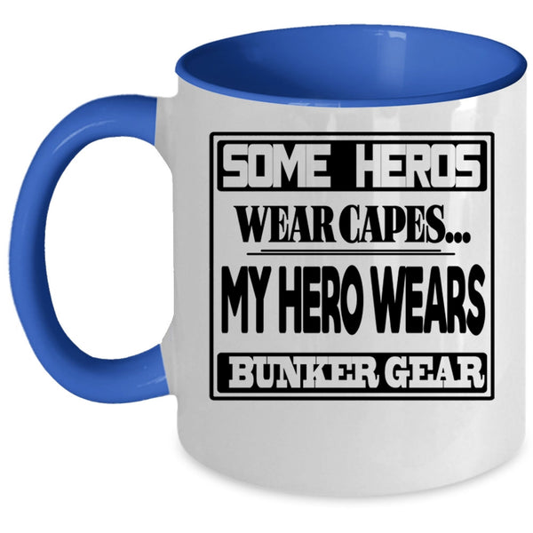 Awesome Firefighters Coffee Mug, Bunker Gear Accent Mug