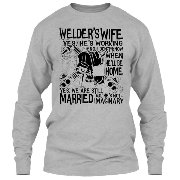 Welder's Wife T Shirt, Coolest Welder's Husband T Shirt