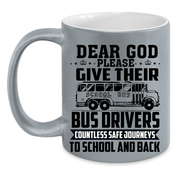 Cute School Bus Driver Coffee Mug, Funny School Bus Driver Accent Mug